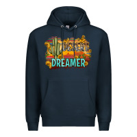 Navy desert dreamer Premium Hoodie - Zillion Design Studio