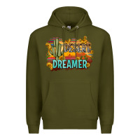 Army Green desert dreamer Premium Hoodie - Zillion Design Studio