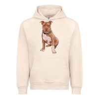 Sandshell Brown Pitbull Urban Hoodie - RanaPortraitStore