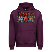 Mauve Wine barn mom Urban Hoodie - Zillion Design Studio