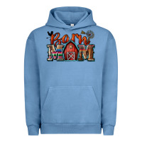 Pigment Pebble Blue barn mom Urban Hoodie - Zillion Design Studio