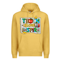 Antique Gold teach love inspire Premium Hoodie - texasbilliewilder