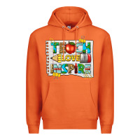 Carrot teach love inspire Premium Hoodie - texasbilliewilder