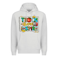 Dove Grey teach love inspire Premium Hoodie - texasbilliewilder