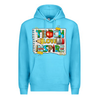 Ocean Blue teach love inspire Premium Hoodie - texasbilliewilder