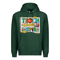 Sports Green teach love inspire Premium Hoodie - texasbilliewilder