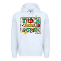 White teach love inspire Premium Hoodie - texasbilliewilder