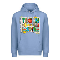 Colony Blue teach love inspire Premium Hoodie - texasbilliewilder