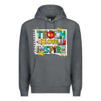 Rock teach love inspire Premium Hoodie - texasbilliewilder