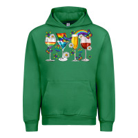 Emerald pride lgbtq wine cups and glasses Urban Hoodie - texasbilliewilder