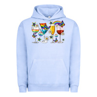 Pigment Grape Ice pride lgbtq wine cups and glasses Urban Hoodie - texasbilliewilder