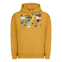 Pigment Peanut Butter pride lgbtq wine cups and glasses Urban Hoodie - texasbilliewilder