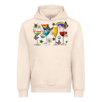 Sandshell pride lgbtq wine cups and glasses Urban Hoodie - texasbilliewilder