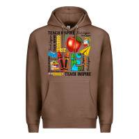Chestnut teach love inspire teacher Premium Hoodie - texasbilliewilder