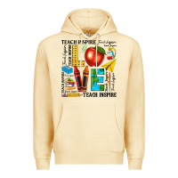 Pina Colada teach love inspire teacher Premium Hoodie - texasbilliewilder