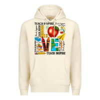Sandshell teach love inspire teacher Premium Hoodie - texasbilliewilder