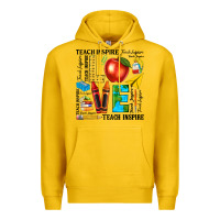 Lemon teach love inspire teacher Premium Hoodie - texasbilliewilder