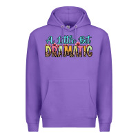 Purple a little bit dramatic Premium Hoodie - Zillion Design Studio