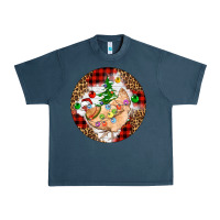 Midnight Navy Christmas chicken Urban Heavy Tee - Artiststas