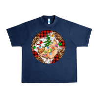 Navy Christmas chicken Urban Heavy Tee - Artiststas