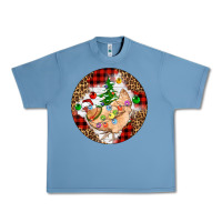 Pebble Blue Christmas chicken Urban Heavy Tee - Artiststas