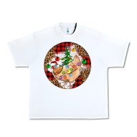 White Christmas chicken Urban Heavy Tee - Artiststas