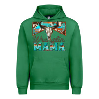 Emerald wranglin mama Urban Hoodie - Zillion Design Studio