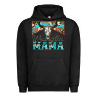 Pigment Black wranglin mama Urban Hoodie - Zillion Design Studio