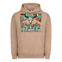 Pigment Burro wranglin mama Urban Hoodie - Zillion Design Studio