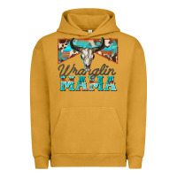 Pigment Peanut Butter wranglin mama Urban Hoodie - Zillion Design Studio