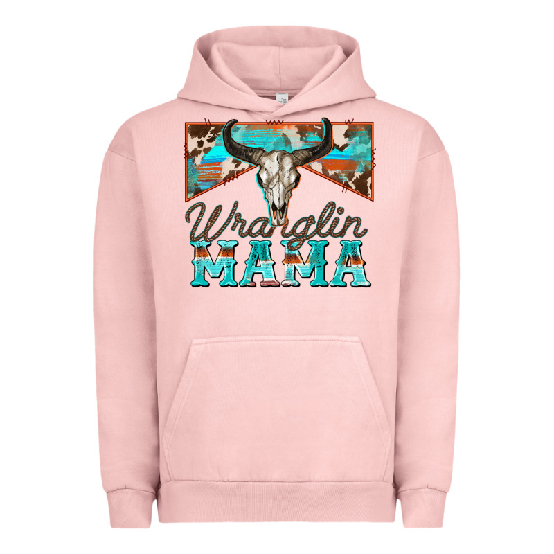 Wranglin Mama Urban Hoodie by Zillion Design Studio | Teevron