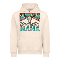 Sandshell wranglin mama Urban Hoodie - Zillion Design Studio