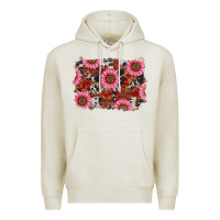 Oatmeal Heather valentine's day sunflowers leopard cowhide background Premium Hoodie - RanaPortraitStore
