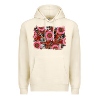 Tofu valentine's day sunflowers leopard cowhide background Premium Hoodie - RanaPortraitStore