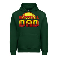 Forest Green softball dad Urban Hoodie - Zillion Design Studio