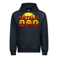 Navy softball dad Urban Hoodie - Zillion Design Studio