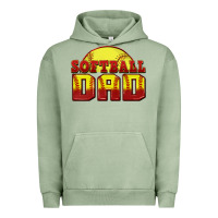 Pigment Oil Green softball dad Urban Hoodie - Zillion Design Studio