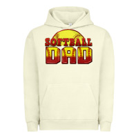Pigment Pistachio softball dad Urban Hoodie - Zillion Design Studio