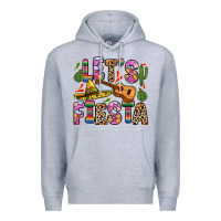 Heather Grey let s fiesta Premium Hoodie - Zillion Design Studio