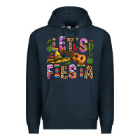 Navy let s fiesta Premium Hoodie - Zillion Design Studio