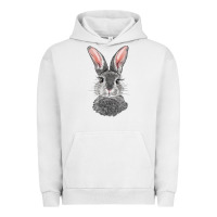 Pigment Lunar Rock Bunny Face Urban Hoodie - RanaPortraitStore