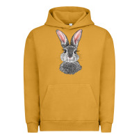 Pigment Peanut Butter Bunny Face Urban Hoodie - RanaPortraitStore