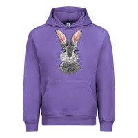 Tulip Bunny Face Urban Hoodie - RanaPortraitStore
