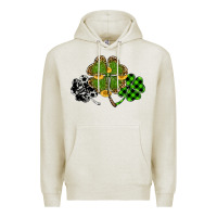 Oatmeal Heather st patricks day shamrock gold Premium Hoodie - RanaPortraitStore