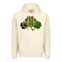 Sandshell st patricks day shamrock gold Premium Hoodie - RanaPortraitStore