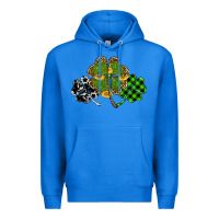 True Royal st patricks day shamrock gold Premium Hoodie - RanaPortraitStore