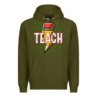 Army Green teach Premium Hoodie - texasbilliewilder