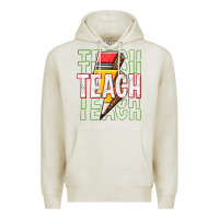Oatmeal Heather teach Premium Hoodie - texasbilliewilder