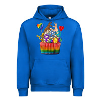 Cobalt pride rainbow cupcake Urban Hoodie - texasbilliewilder