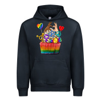 Navy pride rainbow cupcake Urban Hoodie - texasbilliewilder